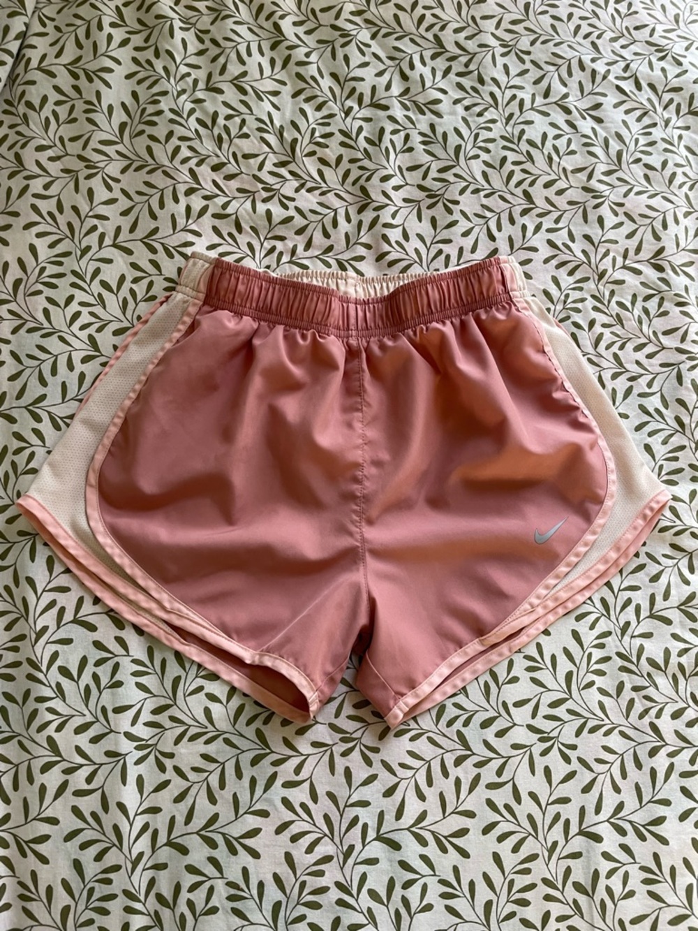 Nike Dri-Fit Shorts - Pink and Cream
